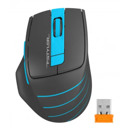 Мышь A4Tech Fstyler FG30S серый/синий оптическая (2000dpi) silent беспроводная USB (5but)